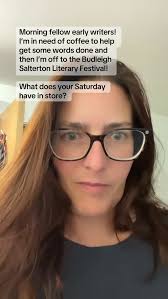 Up early (again!) to get some writing done. But then I’m off to the  Budleigh Salterton Literay Festival to attend an event with the brilliant  Janice Hallet and Orlando Murrin ❤️, #authorsofinstagram ...