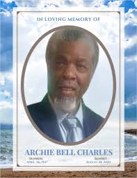 Archie Bell Charles Obituary August 28, 2020