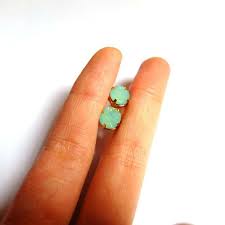 Green Quartz Earring Blue Green Quartz Green Gemstone Earrings Light Green Gemstone Stud Earring Post Ea Quartz Earrings Light Green Gemstone Green Quartz