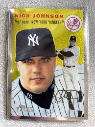 2003 Topps Heritage Chrome Nick Johnson Card /1954 #THC61 New York Yankees 