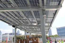 4 000 Georgia Power Solar Panels In Place At Mercedes Benz Stadium Mercedes Benz Stadium Solar Panels Solar Mercedes Benz