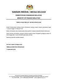 .para pembekal mendaftar atau memperbaharui sijil kementerian kewangan malaysia (mof). Siaran Media Oleh Yb Dato Kementerian Kewangan Malaysia Facebook