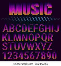 1 a thing which has an equalizing effect. Alphabet Design Digital Equalizer Music Retro Stock Vector Royalty Free 352446365