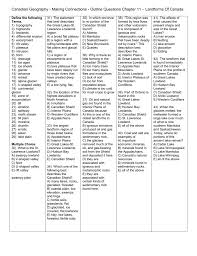 0910 Ch11 Outline Questions Landforms