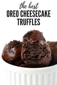 Oreo Cheesecake Truffles Recipe Cheesecake Truffles Truffle Recipe Chocolate Homemade Chocolate Truffles