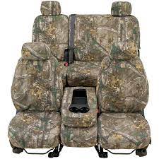 These white or snow camouflage seat covers will look great in your car, truck, or suv. Carhartt Custom Realtree Camo Seat Covers Covercraft