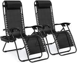 The steel frame is alloyed with other elements to improve strength and durability. Buy Best Choice Products Set Of 2 Adjustable Steel Mesh Zero Gravity Lounge Chair Recliners W Pillows And Cup Holder Trays Black Online In Turkey B003kk3c52