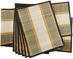 Indulgent Textures Set Of 6 Placemats 1 Table Runner Dining Table Decor Accessories Placemats Table Runner And Placemats Handmade Table Runner