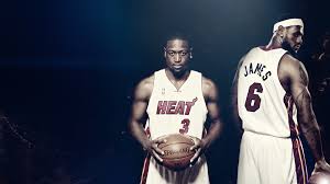 The jerseys the team wears night in and night out. Wallpaper Sports Heat Ball Nba Lebron James Miami Heat Dwyane Wade Basketball Moves Spalding 1920x1080 Coolwallpapers 588536 Hd Wallpapers Wallhere