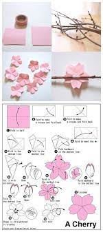 Sakura Cherry Blossom Theme Paper Crafts Paper Flowers