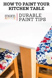 how to paint a kitchen table: our