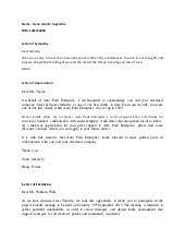 Business Letter