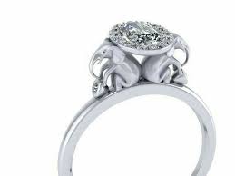 Pin By Darcy Stephenson On Elephants Owl Engagement Ring Elephant Jewelry Elephant Ring