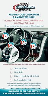 Up to 46% off on house / room at made to clean right, llc. Cobblestone Auto Spa Car Wash On Twitter We Are Now Including Free Double Touch Point Disinfecting With Every Full Service Car Wash We Will Wipe Down Primary Touch Points With A Disinfectant Towel Before Our Employees