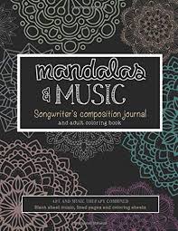 Background is not much about, but there are other details to be taken care of such as the grass in the hands of the human figure. Amazon Com Mandalas And Music Songwriter S Composition Journal And Adult Coloring Book Art And Music Therapy Combined Blank Sheet Music Lined Pages And Coloring Sheets 9781096544616 Journals Bang On Books