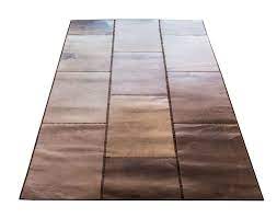 Leather Rug By Massimo Tappeti Patchwork Design Nordico