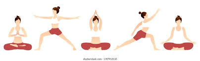 By the indian sage patanjali , which combines the. Set Scenes Women Practicing Yoga Wearing Stock Vector Royalty Free 1787913110