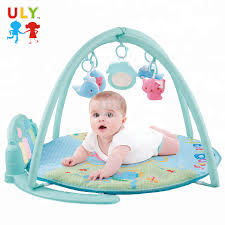 Baby play mat hanging toys. Safety Soft Crawling Activity Gym Baby Mat With Hanging Toy Buy Baby Mat Baby Gym Baby Play Gym Product On Alibaba Com
