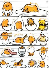 Egg Stickers Egg Yolk Baby Japanese Stickers Anime Japanese Cartoon Characters Cute Doodles Drawing Meme