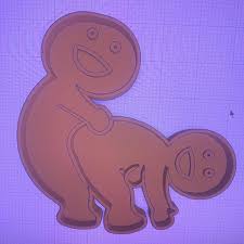 It is made out of tinplated steel. 3d Printable F Kin Cookie Cutter By Richard Rodriguez