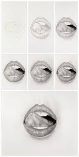 On a paper grunge background. Lips Drawing Smiley Lisps Tongue Sticking Out Click On The Link To Watch The Video Lips Drawing Lips Sketch Lip Drawing