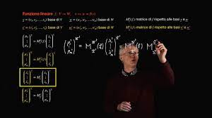 Segue un esempio che illustra come digitare una formula di matrice, senza spiegare nei dettagli in questa sede le funzioni di matrice. Funzioni Lineari E Cambiamenti Di Base Youtube