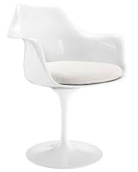 | 2014 eero saarinen for knoll white tulip dining arm chair 6 8 10 12 available. Tulip Armchair With White Frame Modernselections Com Tulip Chairs Free Shipping