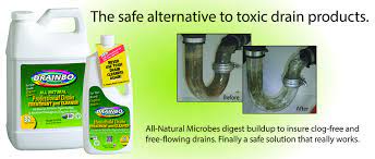 Drainbo A Natural And Safe Drain Cleaner Drain Cleaner Organic Cleaning Products Natural Drain Cleaner