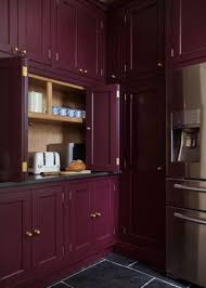 Colour Of The Month Burgundy November 2018 Suna Toast Suna Toast Purple Kitchen Cabinets Purple Kitchen Painting Kitchen Cabinets
