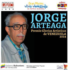 JORGE ARTEAGA Por Freddy Jiménez Un día como hoy, 15 de enero, en 1936,  nace en la Parroquia El Valle en Caracas el artista plástico Jorge Arteaga.  Desde muy joven se dedica