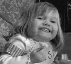 Still shot of Katy during the lunchtime Trick episode, saying, "That...