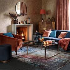 Home Decor Trends 2020 The Key Looks To Update Interiors Navy Sofa Living Room Copper Living Room Living Room Color Schemes