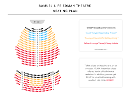 Samuel J Friedman Theater Seating Chart Watch My Name Is