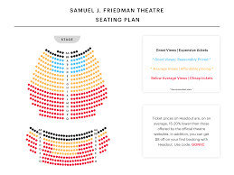 samuel j friedman theater seating chart watch my name is