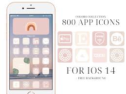 800 Neutral Tones Autumn Aesthetic Iphone Ios 14 App Icons Big Pack App Icon Neutral Tones App Covers