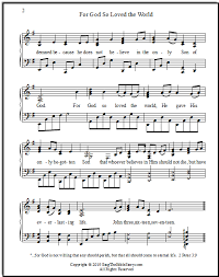 Maybe you would like to learn more about one of these? For God So Loved The World John 3 16 Song