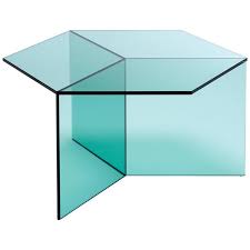 Isom Square Green Side Table In Tempered Glass Side Table Modern Side Table Glass Side Tables