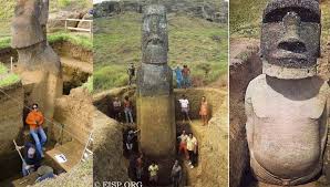 The moai statues of easter island. Easter Island S Statues Reveal Bodies Covered With Unknown Ancient Petroglyphs Ancient Pages