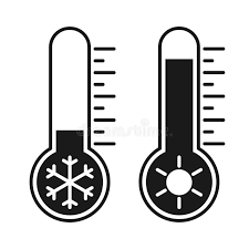 Thermometers With High And Low Temperatures Graphic Icons Icons Low And High Te Ad Icons Icons Temperature Gr Vector Illustration Icon Thermometers