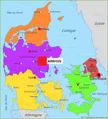A nordic country in northern europe, denmark occupies an area of 42,933 km 2 (16,577 sq mi). Danemark Cerec Aarhus Recif Amiens