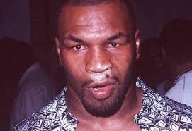 Mike Tyson photographed at a house party back in 1988.
