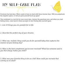 Self Care Worksheets For Adults Self Care Worksheets Therapy Worksheets Wellness Recovery Action Plan