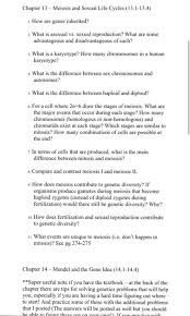 Describe the patterns of the inheritance of human traits. Solved Chapter 13 Meiosis And Sexual Life Cycles 13 1 1 Chegg Com