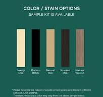 Luxury Smoked Oak Acoustic Slat Wood Wall Panels | Black Felt Small 46.85"  x 25.20"