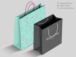 Pin On Shopping Paper Bag Mockup Pack