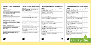 I must say that malaysian movie production has certainly come a long long way. Tips For Writing A Movie Review Checklist English Uks2