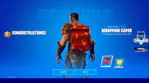 Battle royale season 7 battle pass. How To Unlock Free Wrapping Caper Backbling Play The Spy Within Matches In Fortnite Youtube