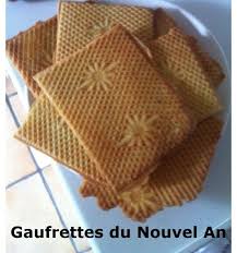 Gaufrettes Du Nouvel An Gaufrette Recette Recette Gaufrette