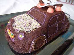 Gateau 3d Coeur Coulant De Chocolat En Forme De Voiture Aux Delices De Frimousse Gateau En Forme De Voiture Gateau Gateau Rigolo