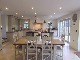Paint ideas for open living room and kitchen. Latest Project Boldmere House Shipton Oliffe Rsj Builders Stenvall Interiors Open Plan Kitchen Diner House Interior Kitchen Designs Layout